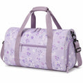 Sporttasche 45 x 25 x 25 cm aus Polyester Lila mit Blumenmuster und Schultergurt